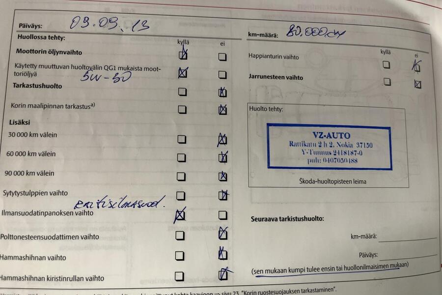 Skoda Octavia vaihtoauto