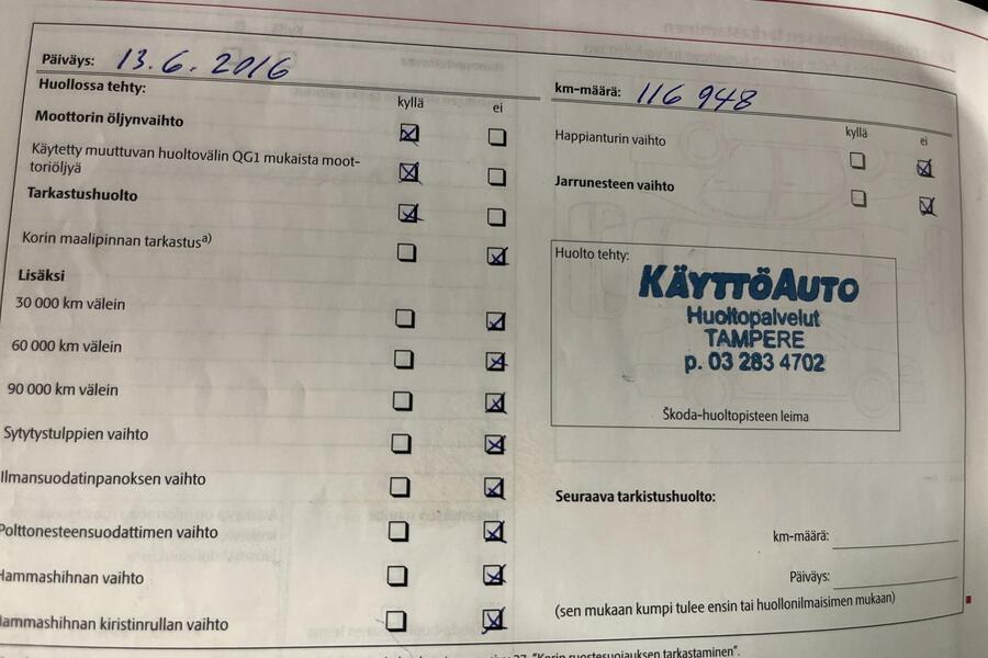 Skoda Octavia vaihtoauto