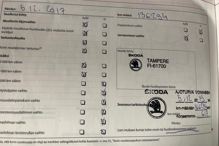 Skoda Octavia vaihtoauto