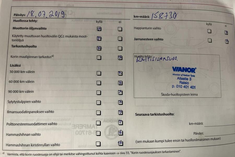 Skoda Octavia vaihtoauto