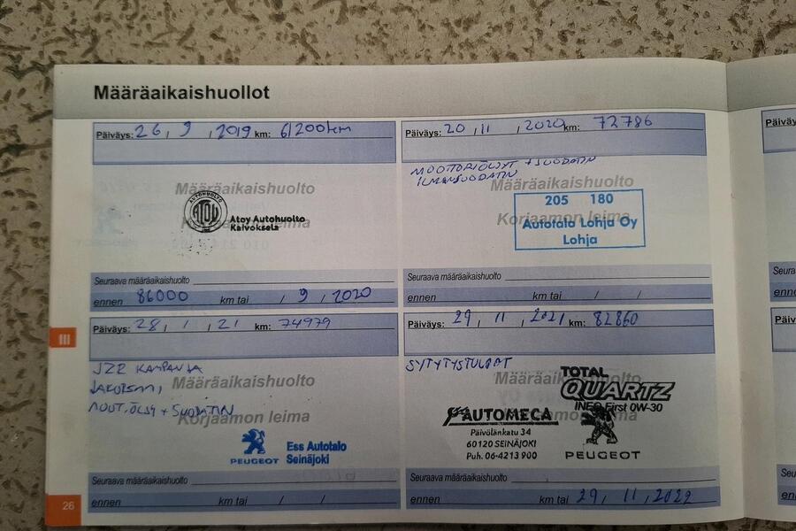 Peugeot 308 vaihtoauto