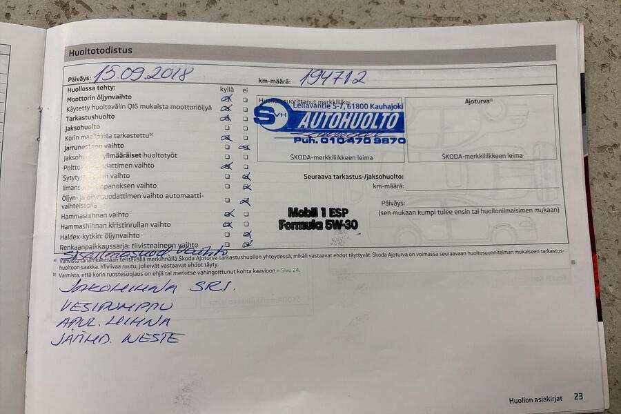 Skoda Superb vaihtoauto