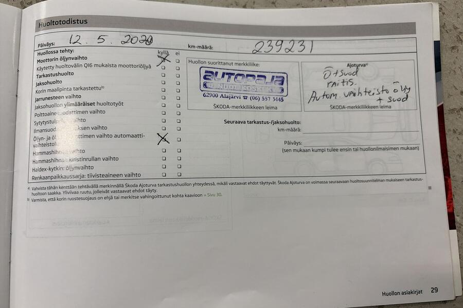 Skoda Superb vaihtoauto