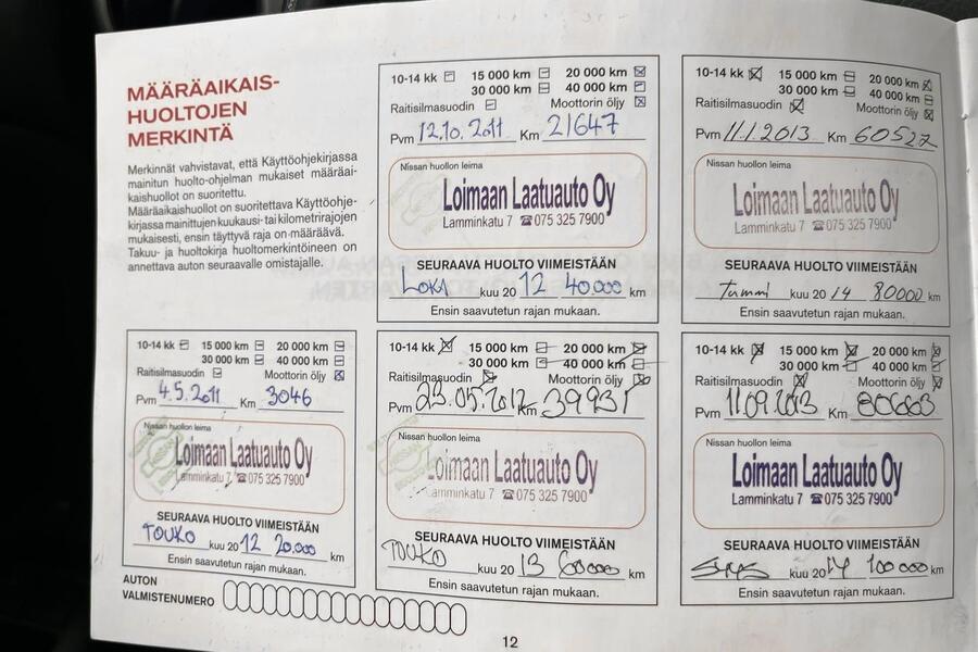 Nissan NOTE vaihtoauto