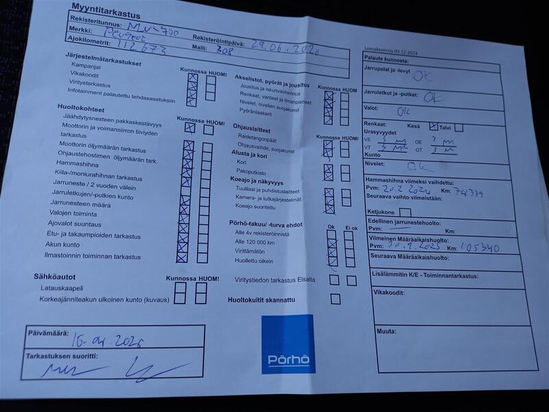 Peugeot 308 vaihtoauto