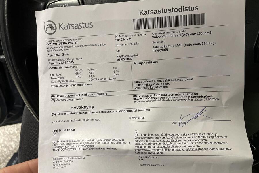 Volvo V50 vaihtoauto