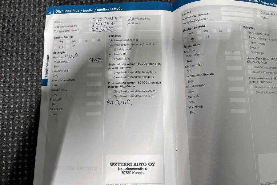 Mercedes-Benz Sprinter vaihtoauto