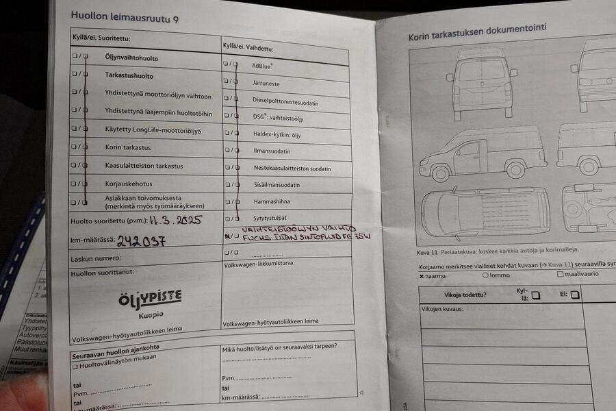 Volkswagen Transporter vaihtoauto