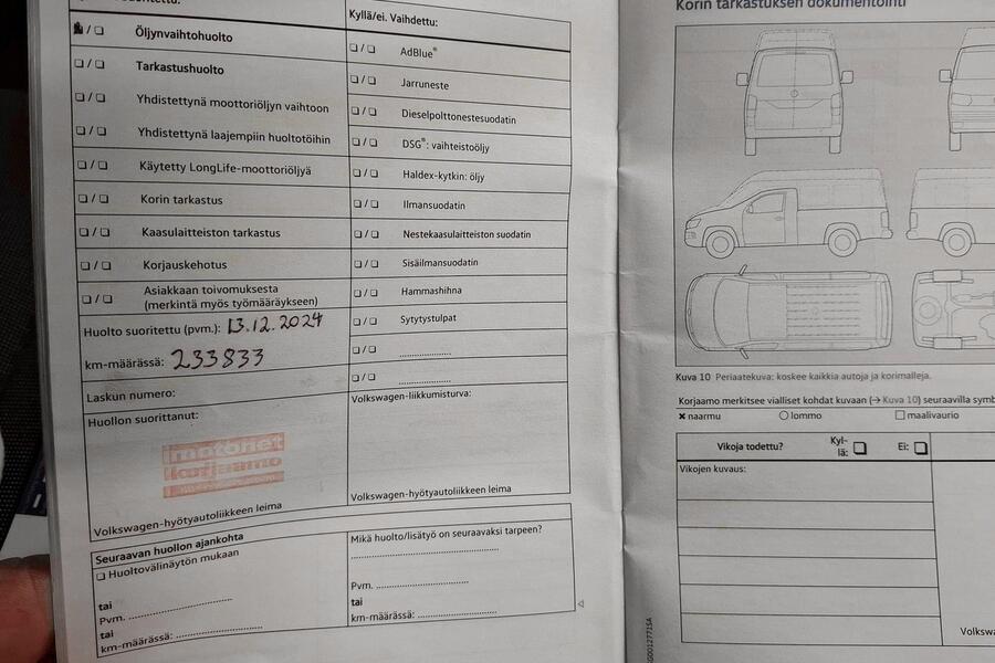 Volkswagen Transporter vaihtoauto