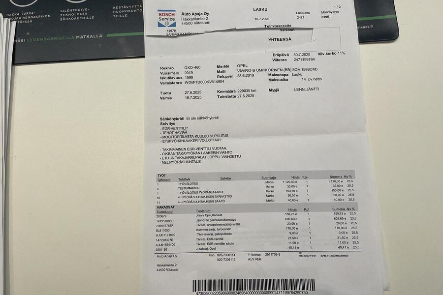 Opel Vivaro vaihtoauto