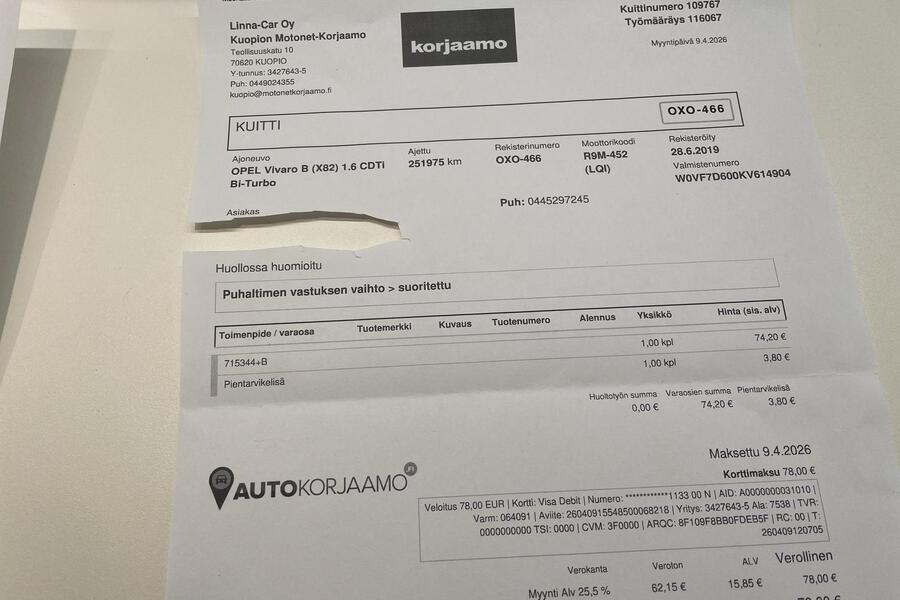 Opel Vivaro vaihtoauto