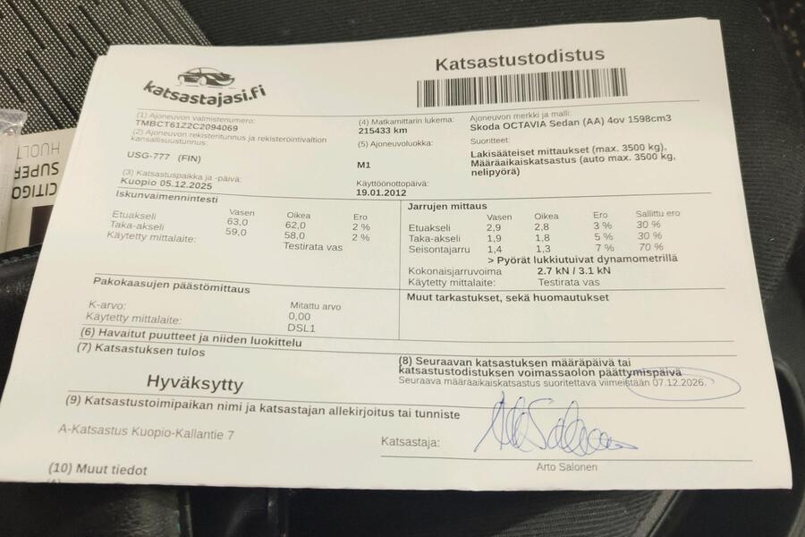 Skoda Octavia vaihtoauto