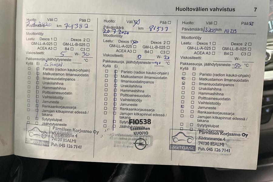 Opel Astra vaihtoauto