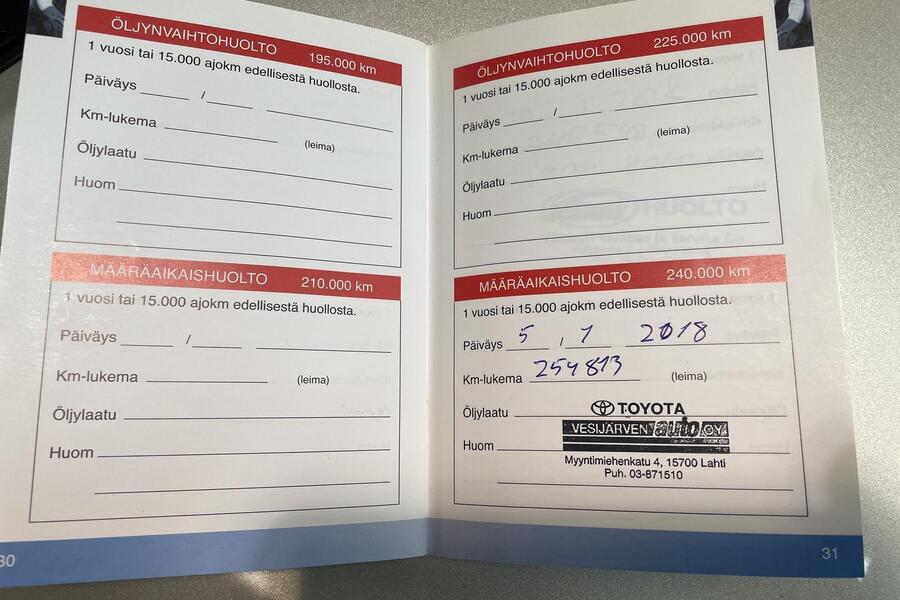 Toyota Avensis vaihtoauto