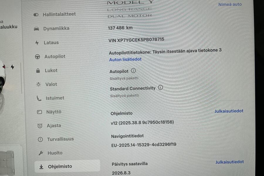 Tesla Model Y vaihtoauto