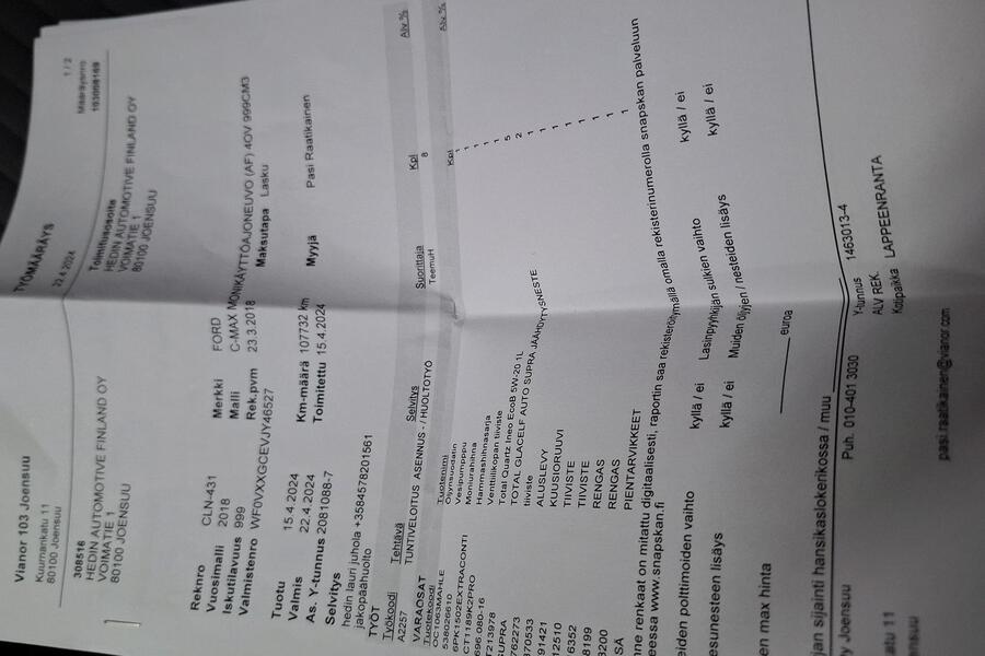 Ford C-MAX vaihtoauto