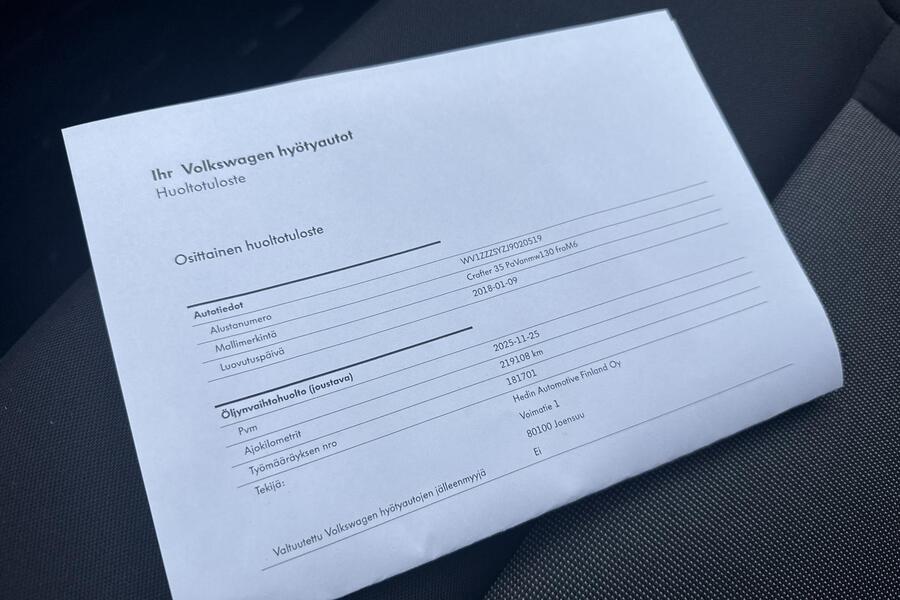 Volkswagen Crafter vaihtoauto