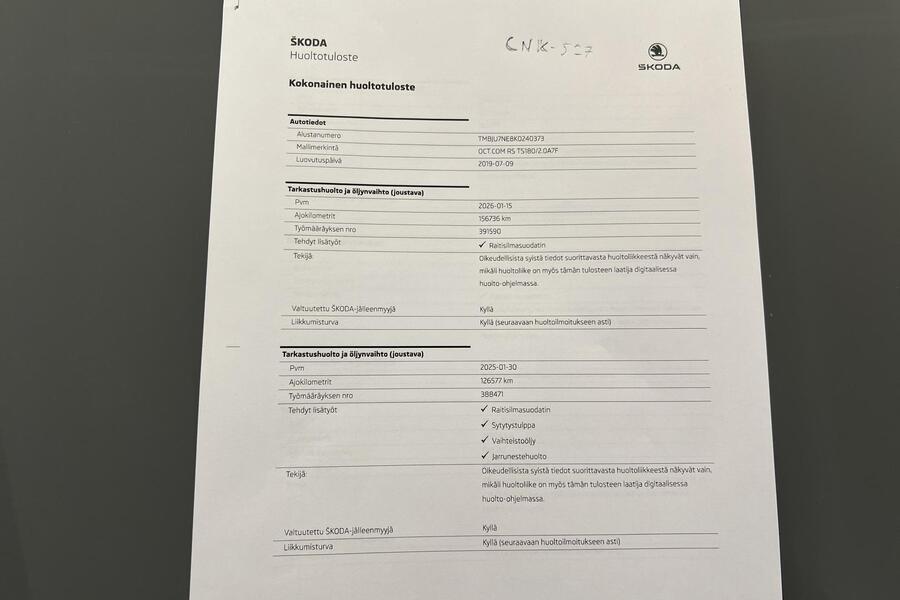 Skoda Octavia vaihtoauto