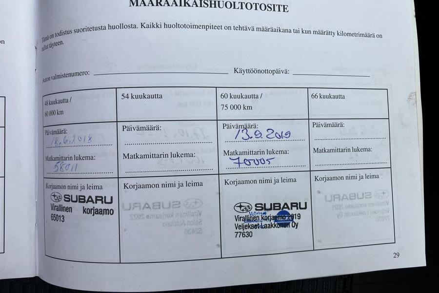 Subaru Forester vaihtoauto