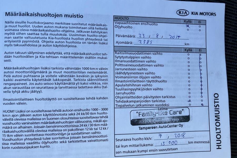 Kia Niro vaihtoauto