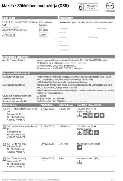 Mazda CX-5 vaihtoauto