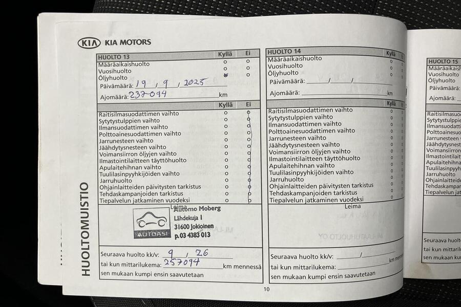 Kia Sorento vaihtoauto