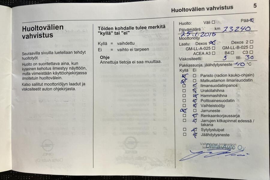 Opel Astra vaihtoauto