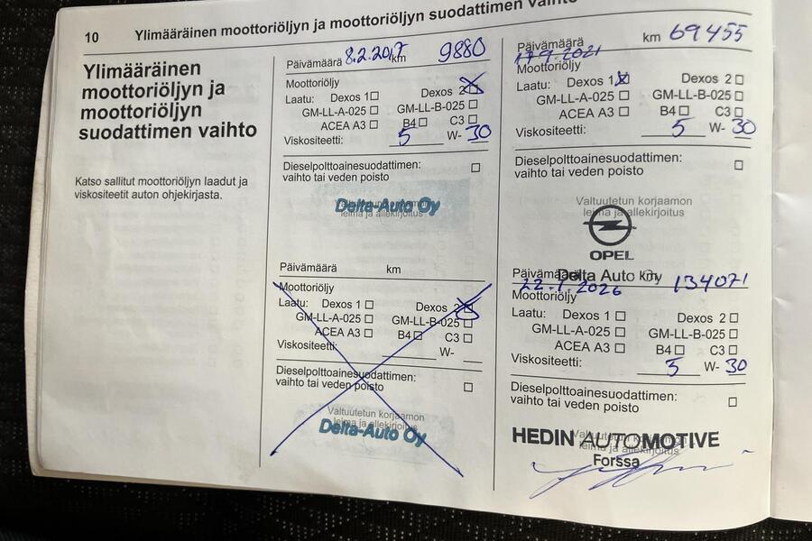 Opel Astra vaihtoauto