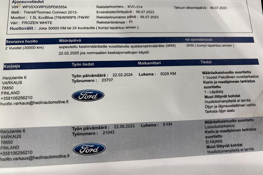 Ford Transit Connect vaihtoauto