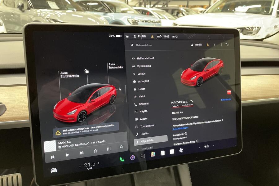 Tesla Model 3 vaihtoauto