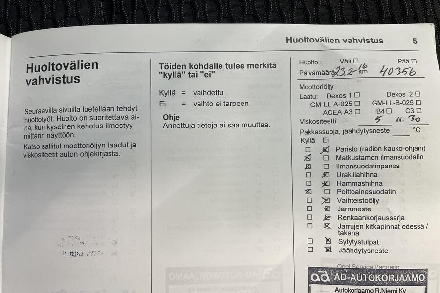 Opel Insignia vaihtoauto