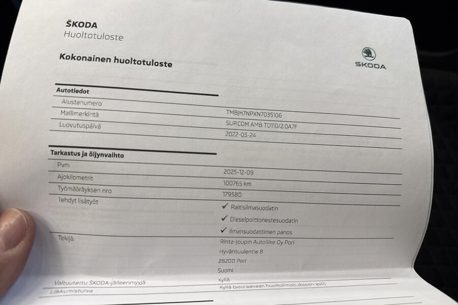 Skoda Superb vaihtoauto