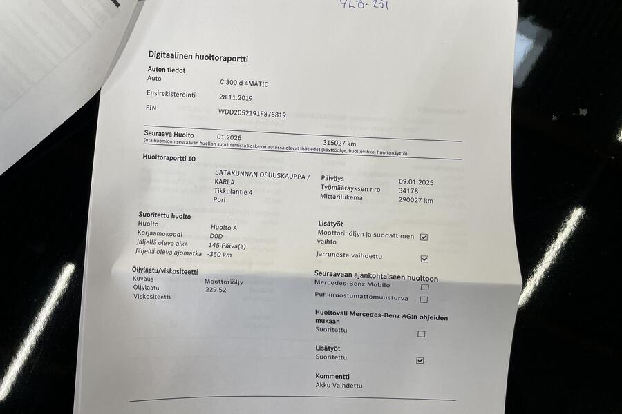 Mercedes-Benz C vaihtoauto