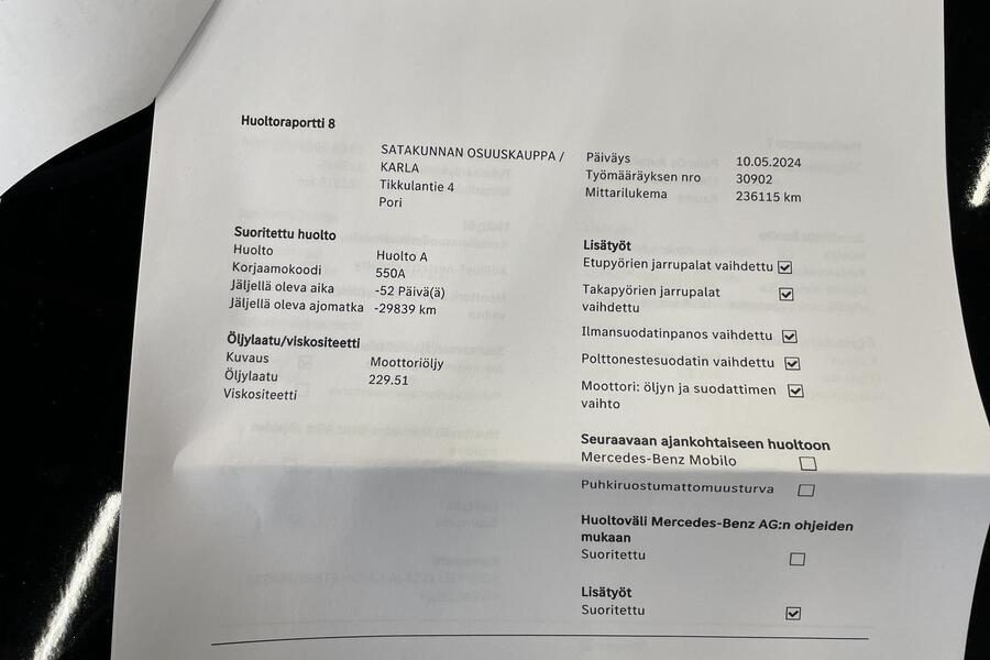 Mercedes-Benz C vaihtoauto