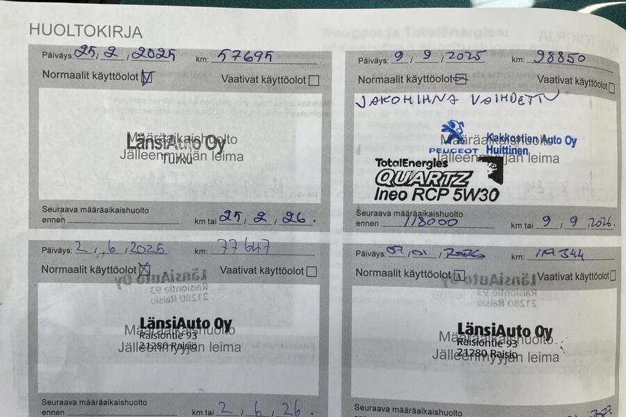 Peugeot 308 vaihtoauto