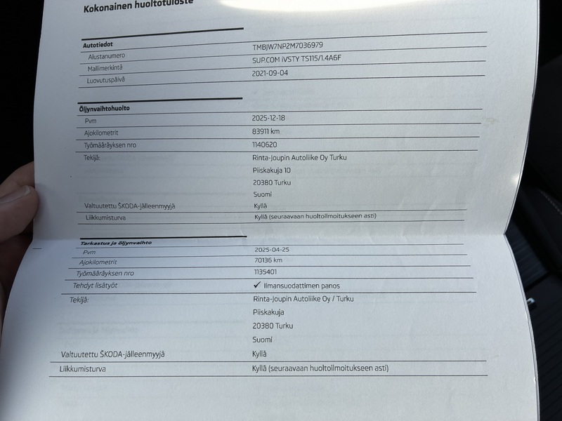 Skoda Superb vaihtoauto