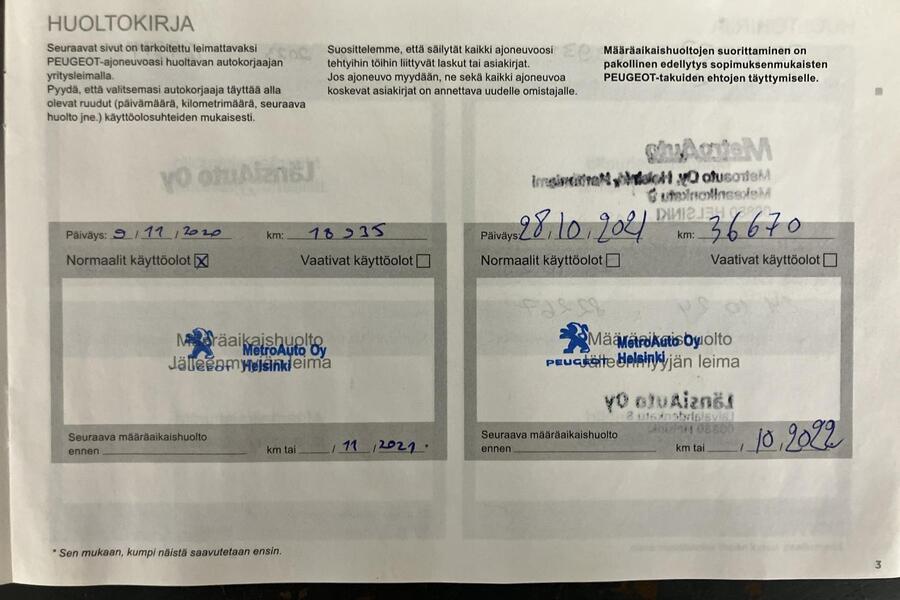 Peugeot 308 vaihtoauto