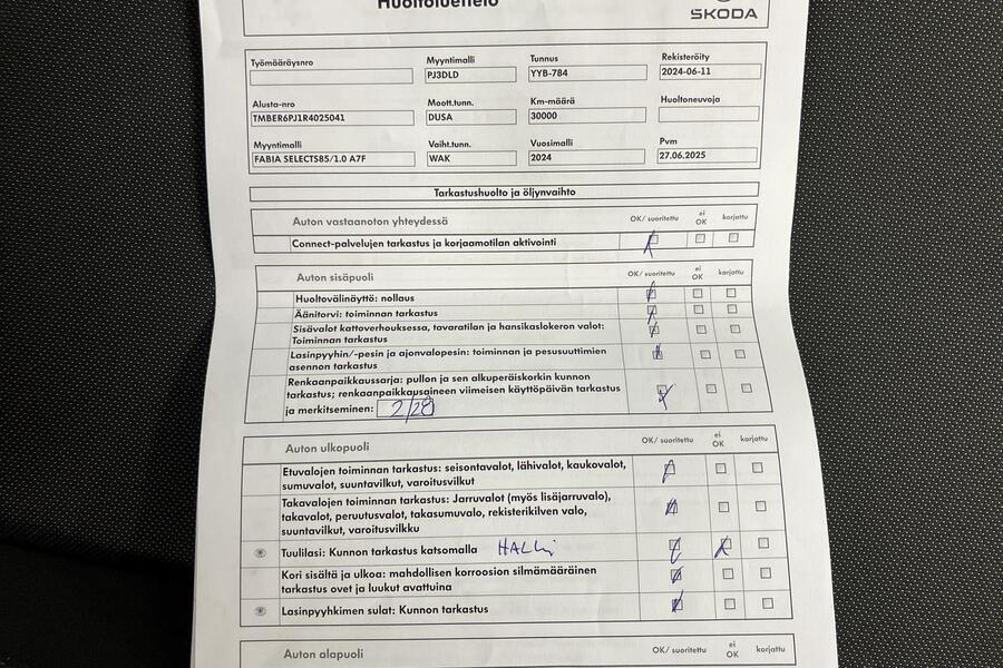 Skoda Fabia vaihtoauto