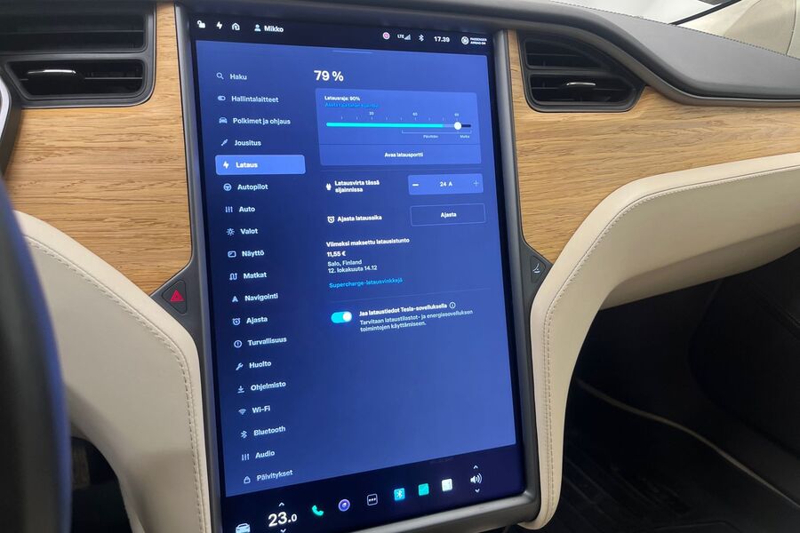 Tesla Model S vaihtoauto
