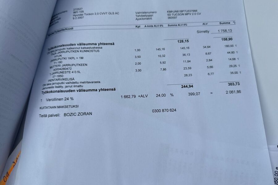 Hyundai Tucson vaihtoauto