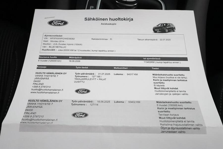 Ford Mondeo vaihtoauto