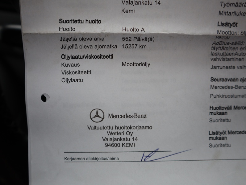 Mercedes-Benz Sprinter vaihtoauto