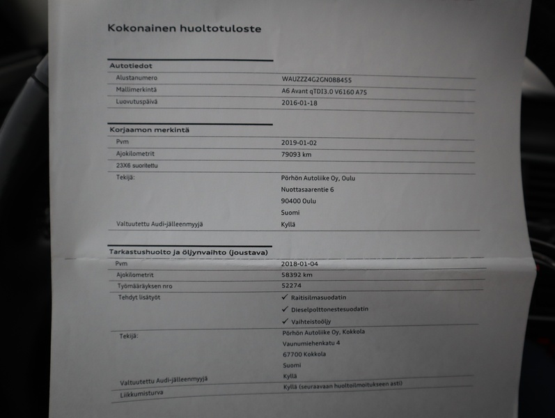 Audi A6 vaihtoauto