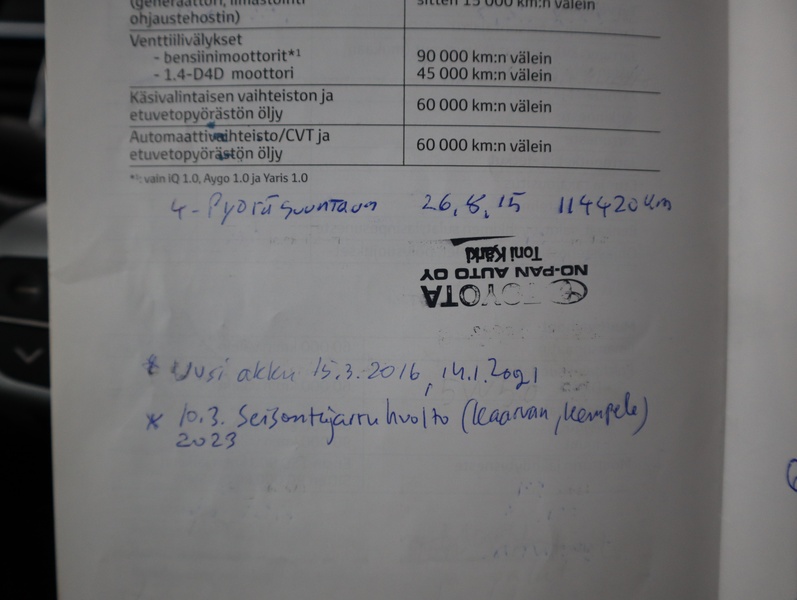 Toyota Avensis vaihtoauto