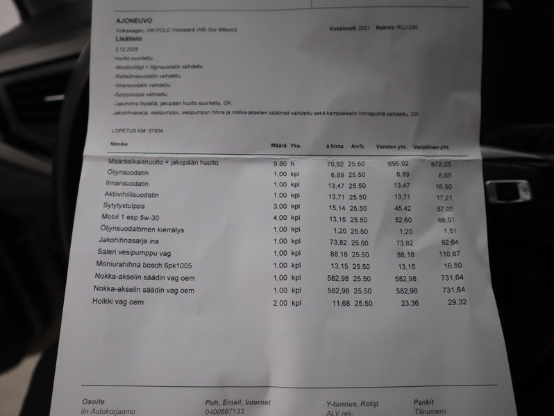 Volkswagen Polo vaihtoauto