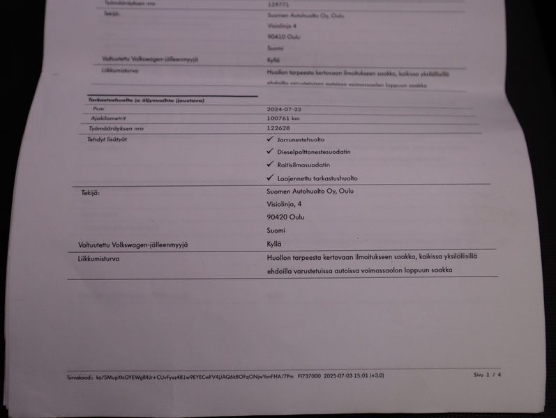 Volkswagen Golf vaihtoauto