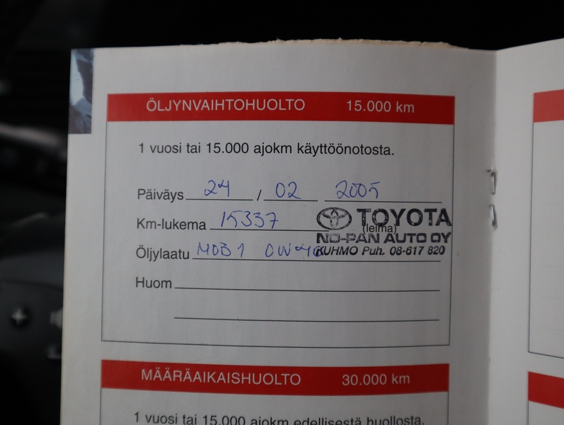 Toyota Avensis vaihtoauto