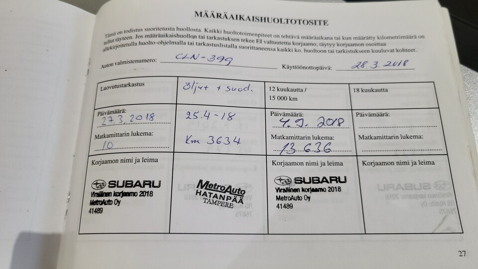 Subaru Outback vaihtoauto