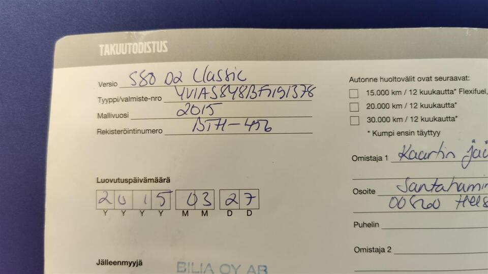 Volvo S80 vaihtoauto