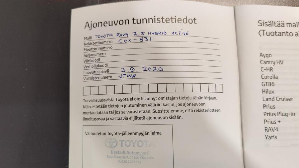 Toyota RAV4 vaihtoauto